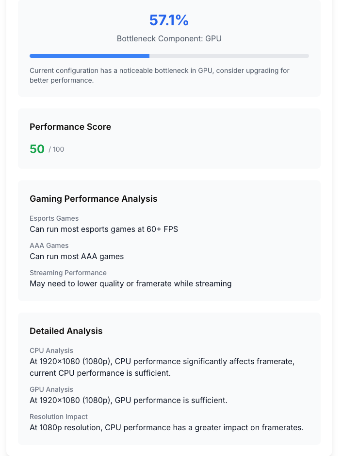 Get Bottleneck Analysis